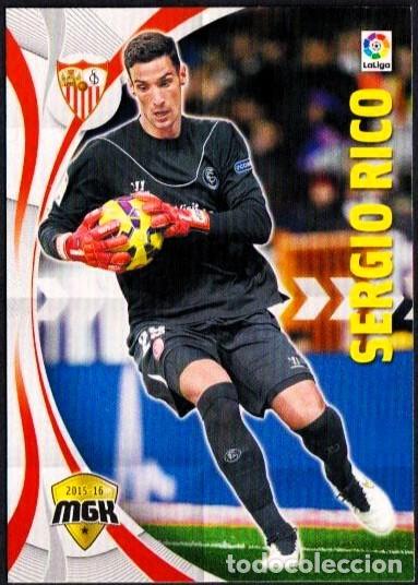 Fu&szlig;ball-Sticker: 435 SERGIO RICO SEVILLA FC FICHAS ALBUM MEGACRACKS 2015 2016 MGK 15 16
