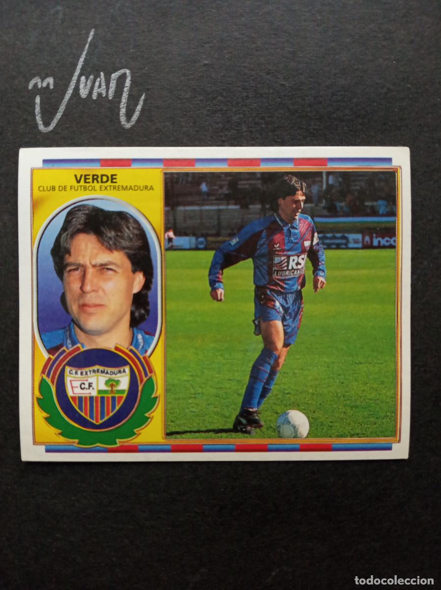 Cartes &agrave; collectionner de Football: VERDE CF EXTREMADURA ⚽ COLECCIONES ESTE &reg; 1996 1997 LIGA FUTBOL 96 97 SIN PEGAR NUNCA