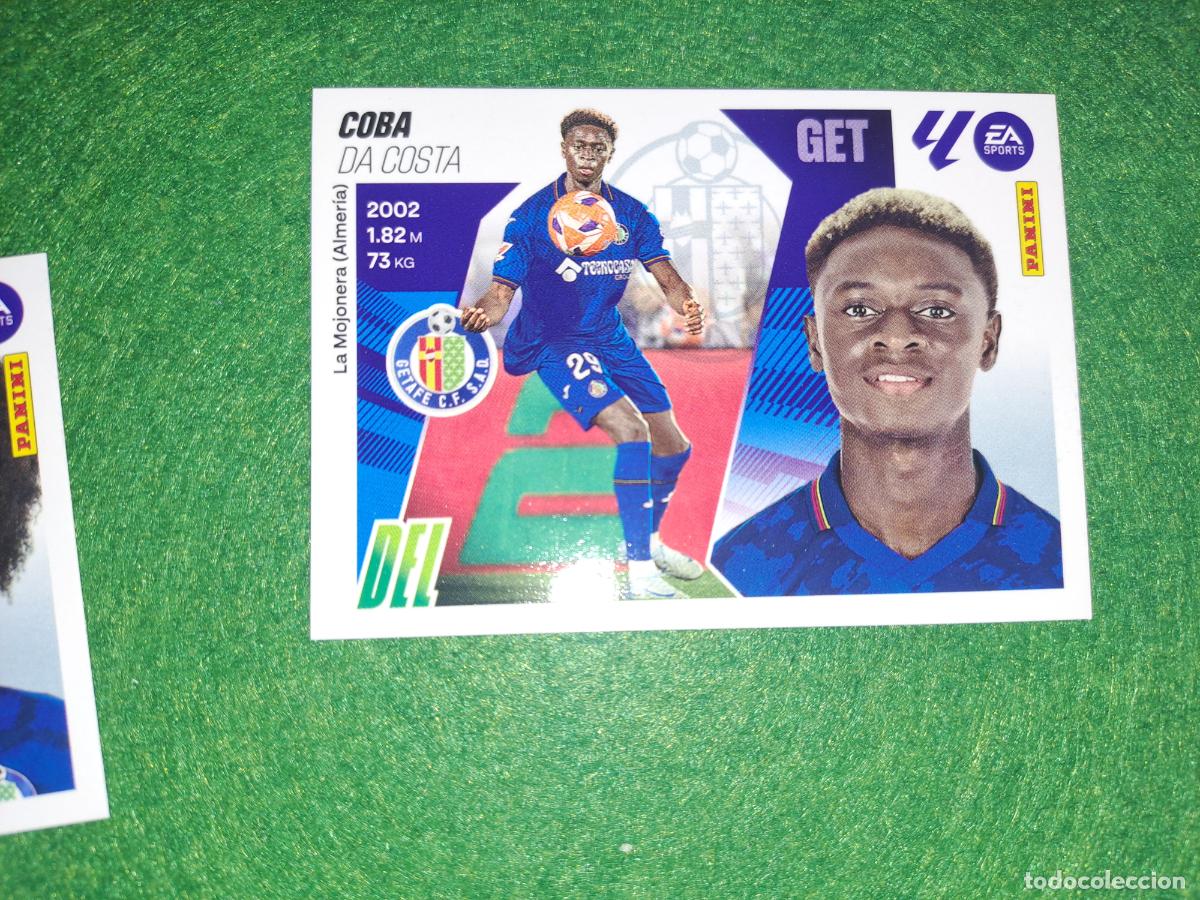 Fu&szlig;ball-Sticker: liga este 2025 2026 25 26 nuevo getafe n&ordm; 16 coba