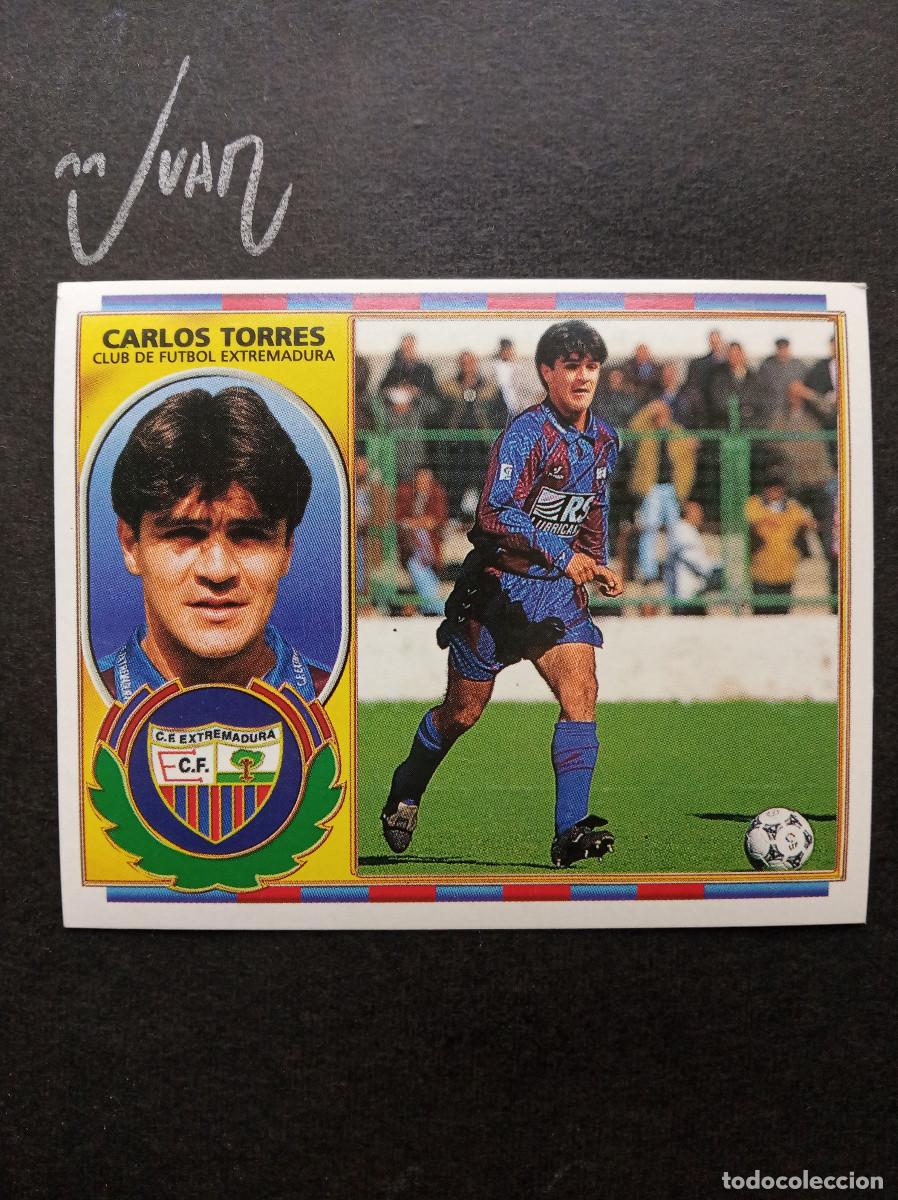 Cartes &agrave; collectionner de Football: BAJA CARLOS TORRES CF EXTREMADURA ⚽ COLECCIONES ESTE &reg; 1996 1997 LIGA FUTBOL 96 97 SIN PEGAR NUNCA