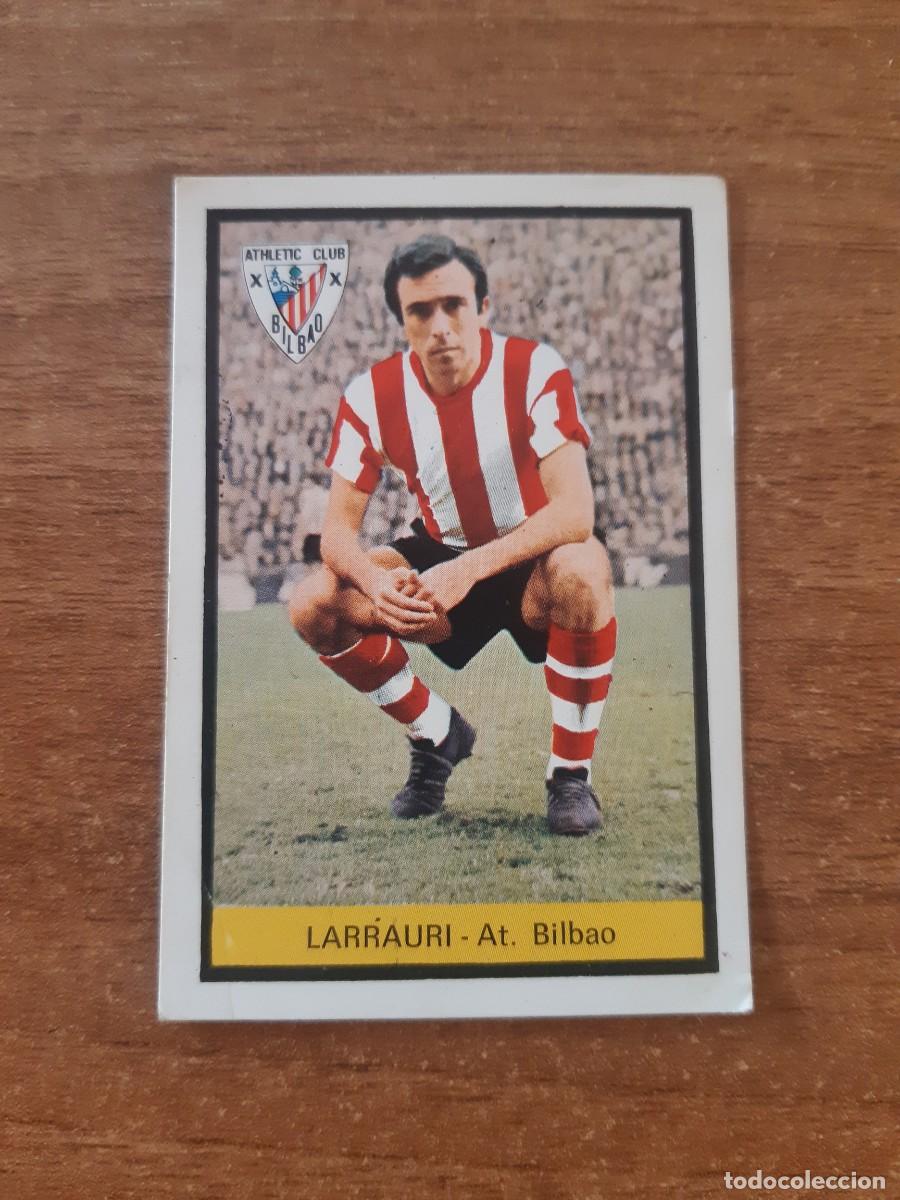 Fu&szlig;ball-Sticker: Larrauri (Athletic Bilbao) Campeonato Liga 72-73 ed. FHER 1972 1973. Nunca pegado, sin pegar