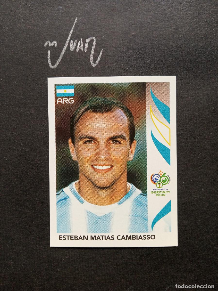 Cartes &agrave; collectionner de Football: N&ordm; 178 CAMBIASSO ARGENTINA MADRID ⚽ PANINI &reg; FIFA WORLD CUP ALEMANIA 2006 MUNDIAL 06 SIN PEGAR NUEVO