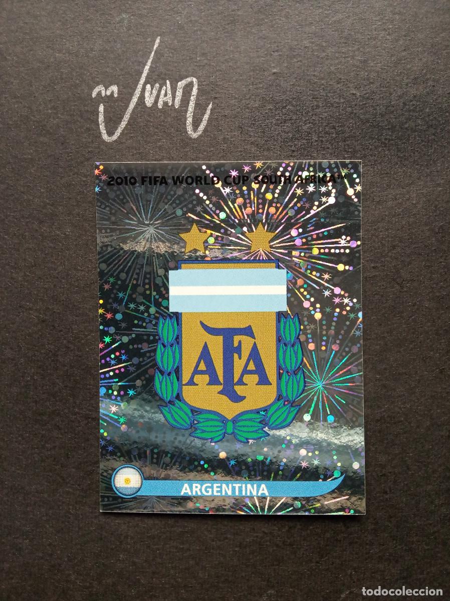 Cartes &agrave; collectionner de Football: N&ordm; 107 ESCUDO BADGE ARGENTINA ⚽ PANINI &reg; FIFA WORLD CUP SOUTH AFRICA 2010 MUNDIAL 06 SIN PEGAR NUEVO