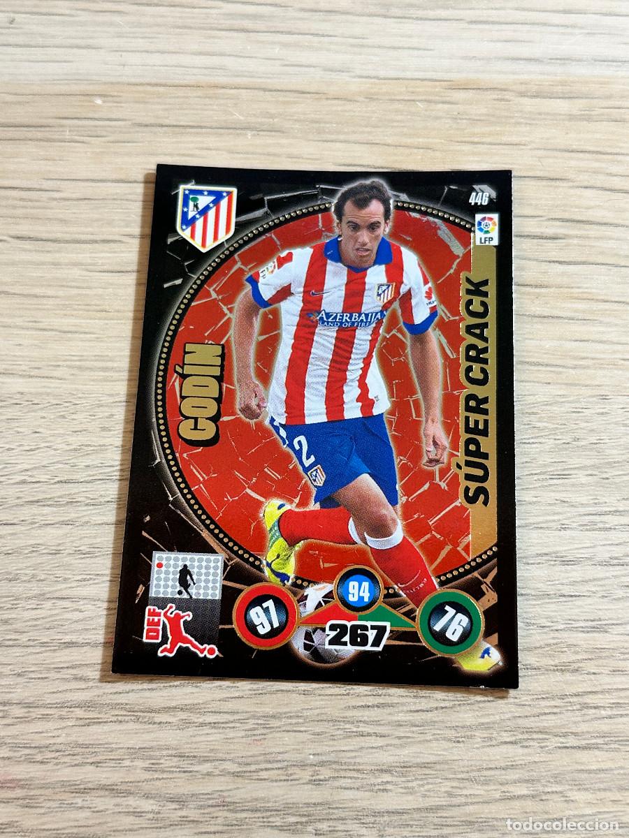 Cromos de f&uacute;tbol: GODIN n&ordm; 446 SUPER CRACK ATLETICO DE MADRID ADRENALYN XL 2014 2015 PANINI 14 15