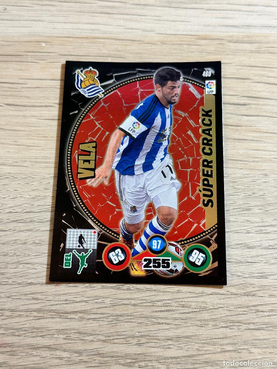 Cartes &agrave; collectionner de Football: VELA n&ordm; 460 SUPER CRACK REAL SOCIEDAD ADRENALYN XL 2014 2015 PANINI 14 15