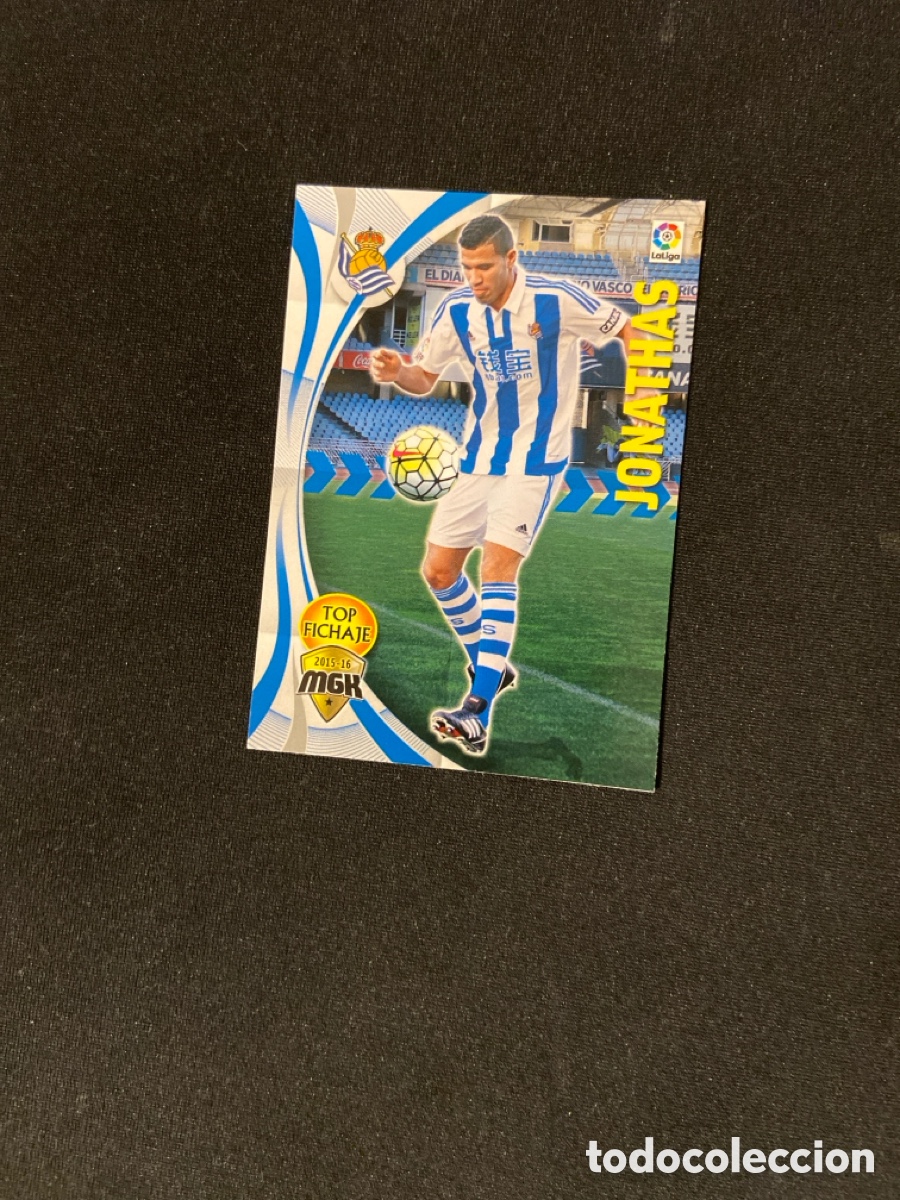 Cromos de Futebol: JONATHAS 427 TOP FICHAJE (REAL SOCIEDAD) PANINI MEGACRACKS 2015-2016 15 16 CROMO CARTA M-2
