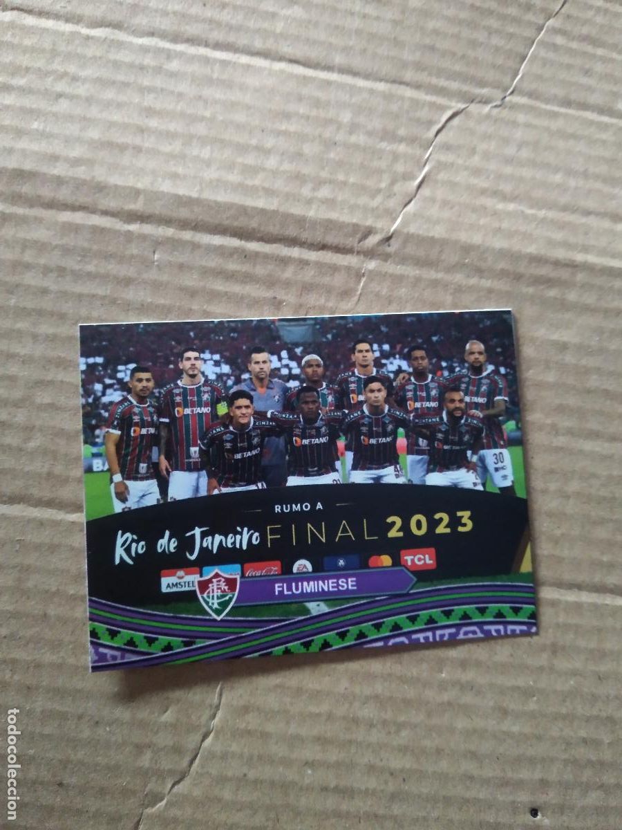 Fu&szlig;ball-Sticker: 90 EQUIPO PLANTILLA FLUMINENSE CROMO FUTBOL CLUB WORLD CUP 2023 BLACK HORSE MUNDIAL CLUBES