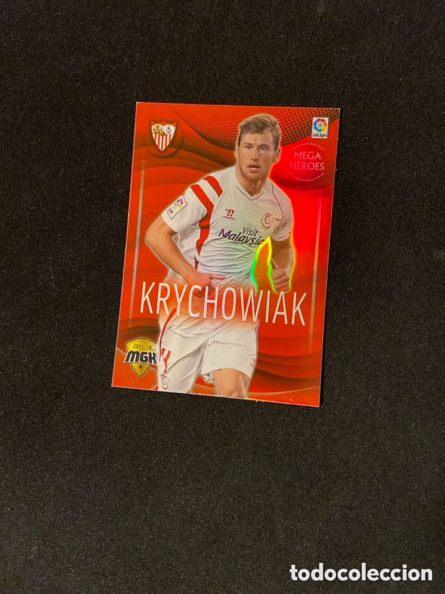 Figurine di Calcio: KRYCHOWIAK 457 MEGA HEROES (SEVILLA) PANINI MEGACRACKS 2015-2016 15 16 CROMO CARTA M-2