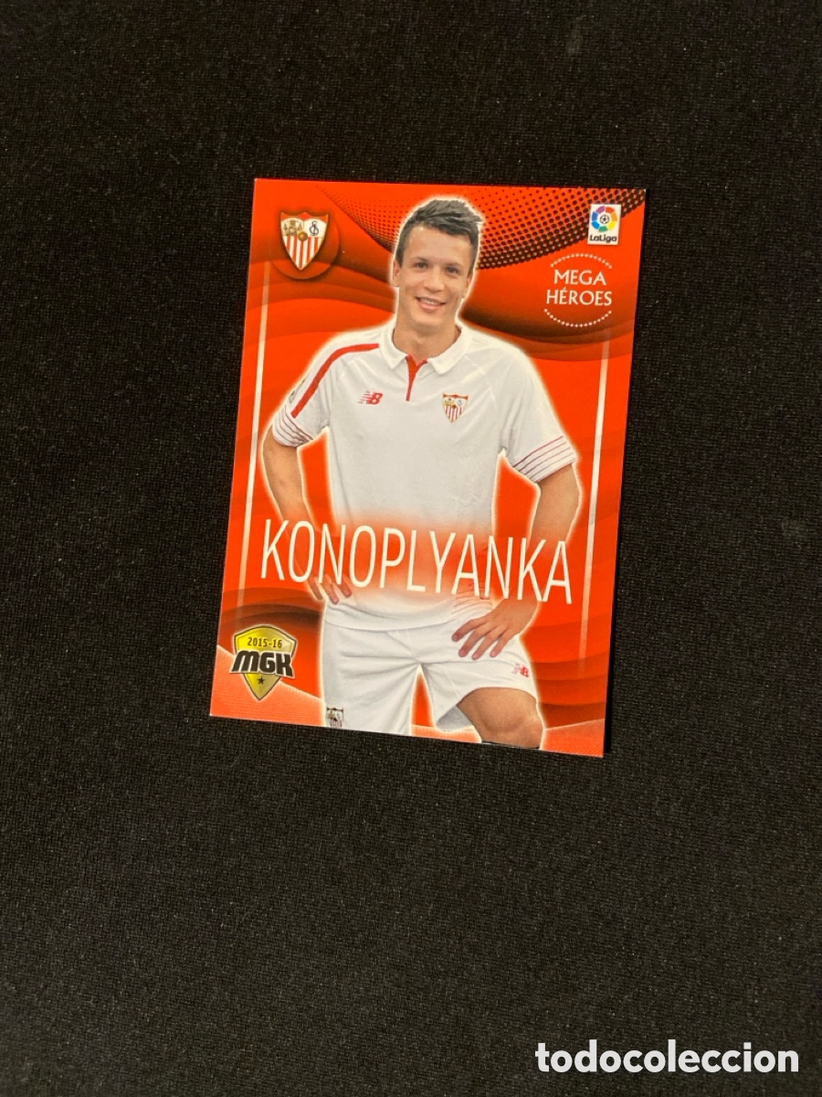 Figurine di Calcio: KONOPLYANKA 458 BIS (SEVILLA) PANINI MEGACRACKS 2015-2016 15 16 CROMO CARTA M-2