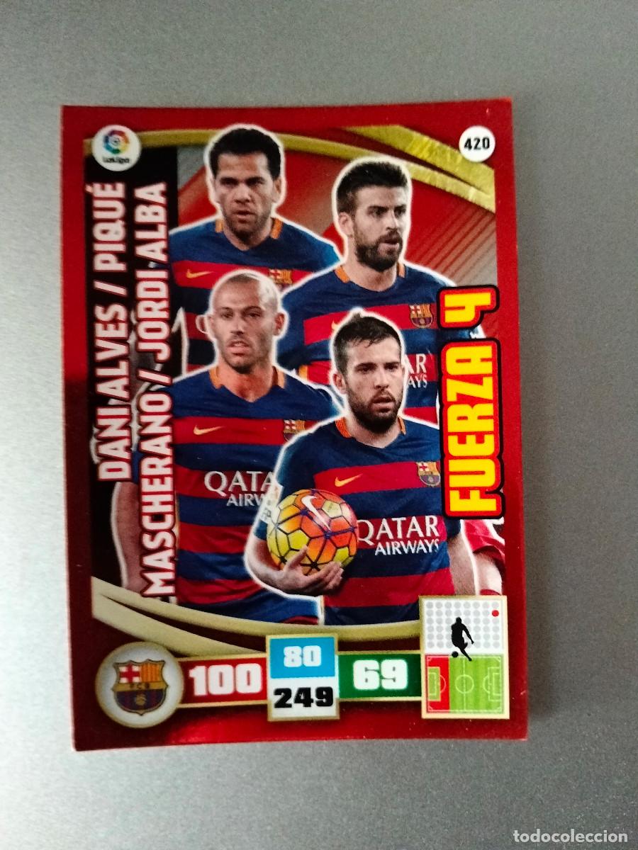 Cromos de Futebol: ADRENALYN 2015 - 16. FUERZA 4 . BARCELONA 420 -- LEER ANUNCIO