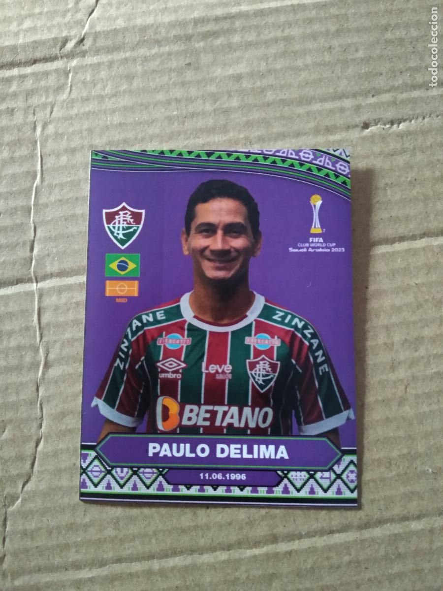 Football Stickers: 101 GANSO PAULO DE LIMA FLUMINENSE CROMO FUTBOL CLUB WORLD CUP 2023 BLACK HORSE MUNDIAL CLUBES