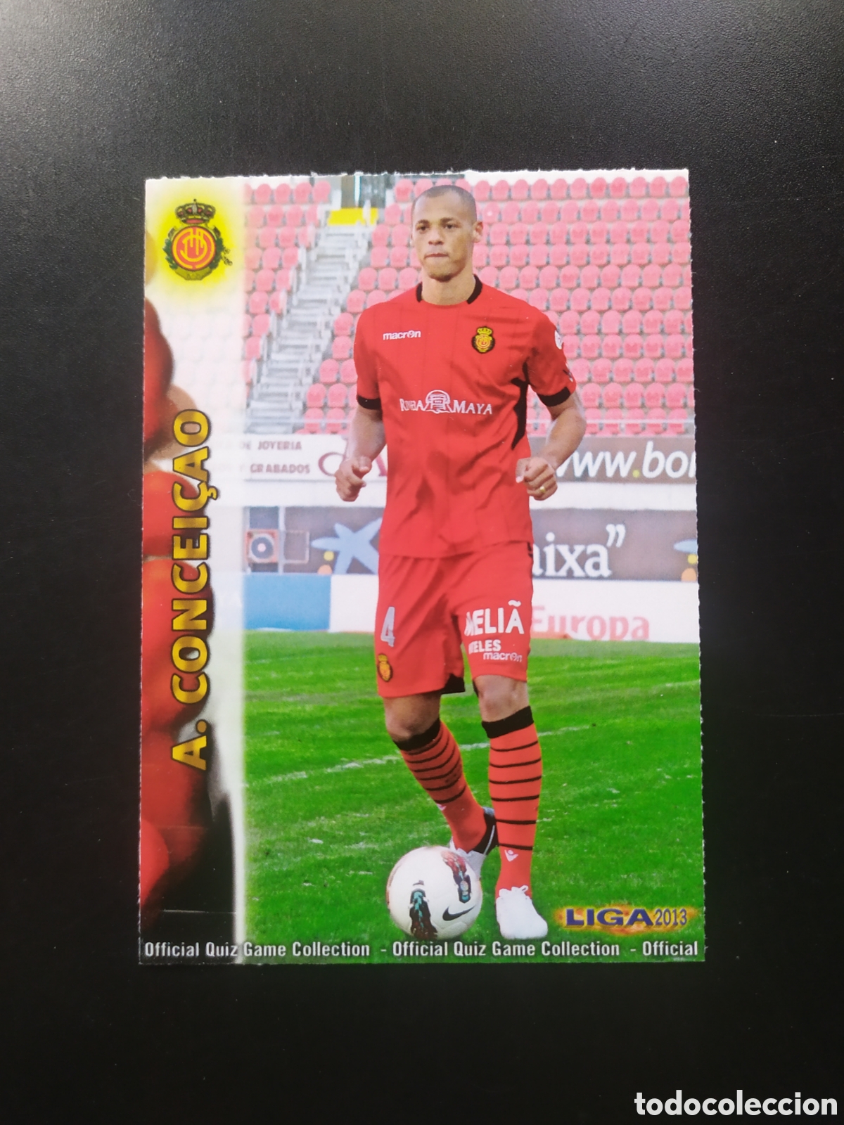 Cromos de f&uacute;tbol: Mundicromo fichas Liga 2012 2013 12 13 Anderson Conceicao n&deg; 199 Mallorca
