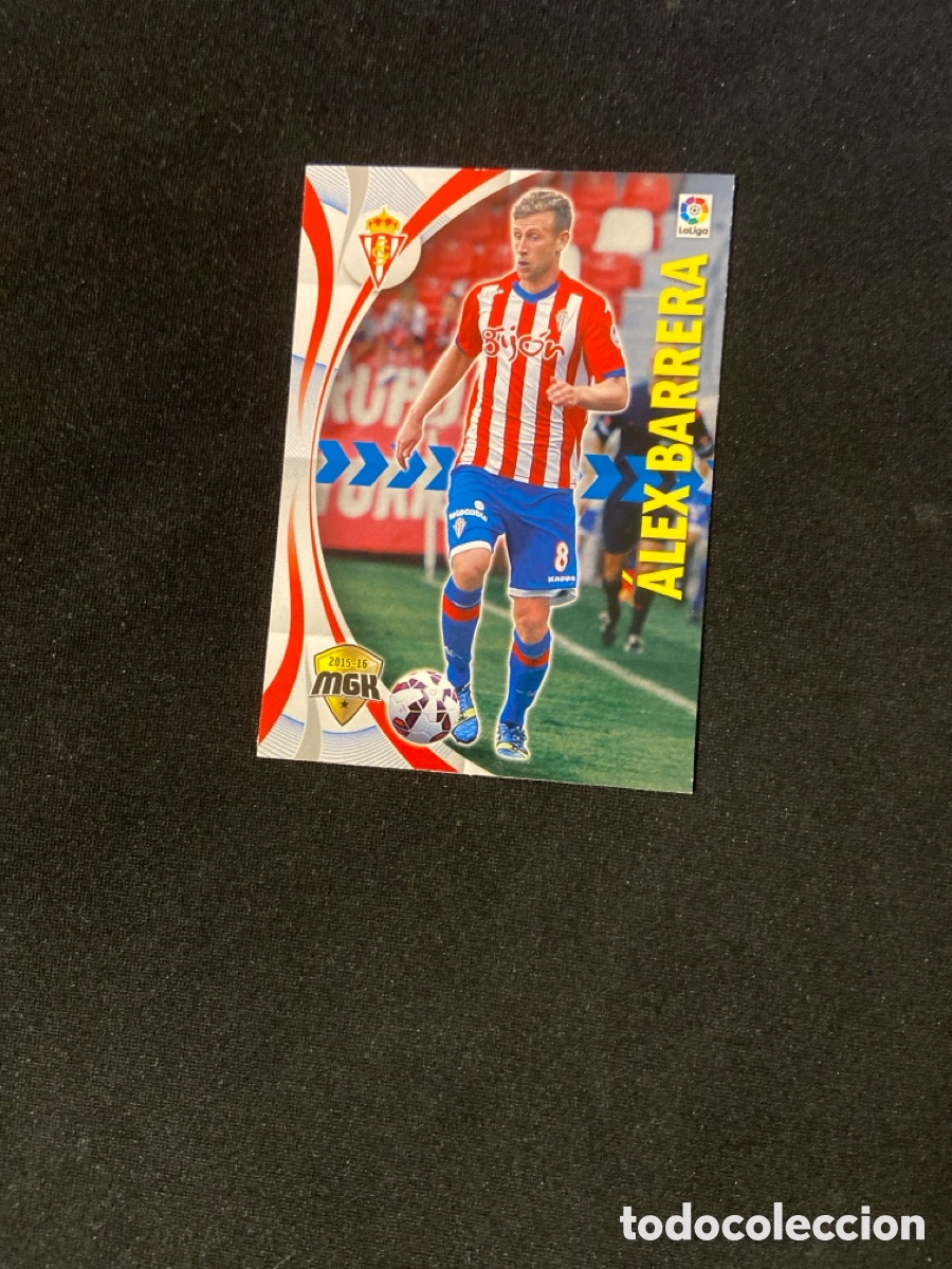 Cromos de F&uacute;tbol: ALEX BARRERA 474 (SPORTING GIJ&Oacute;N) PANINI MEGACRACKS 2015-2016 15 16 CROMO CARTA M-2