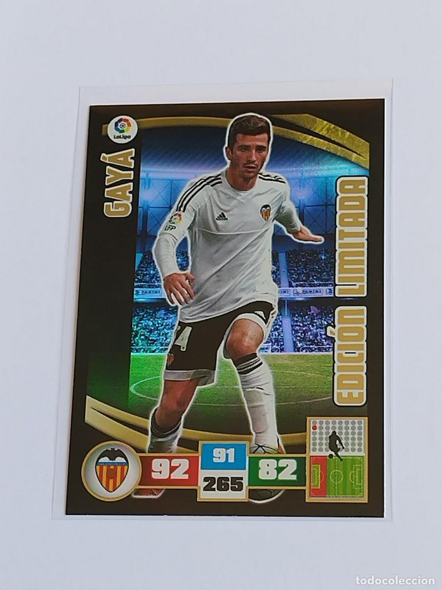 Figurine di Calcio: GAY&Aacute; EDICI&Oacute;N LIMITADA VALENCIA CF - ADRENALYN XL LA LIGA BBVA 2015 2016 - PANINI 15 16