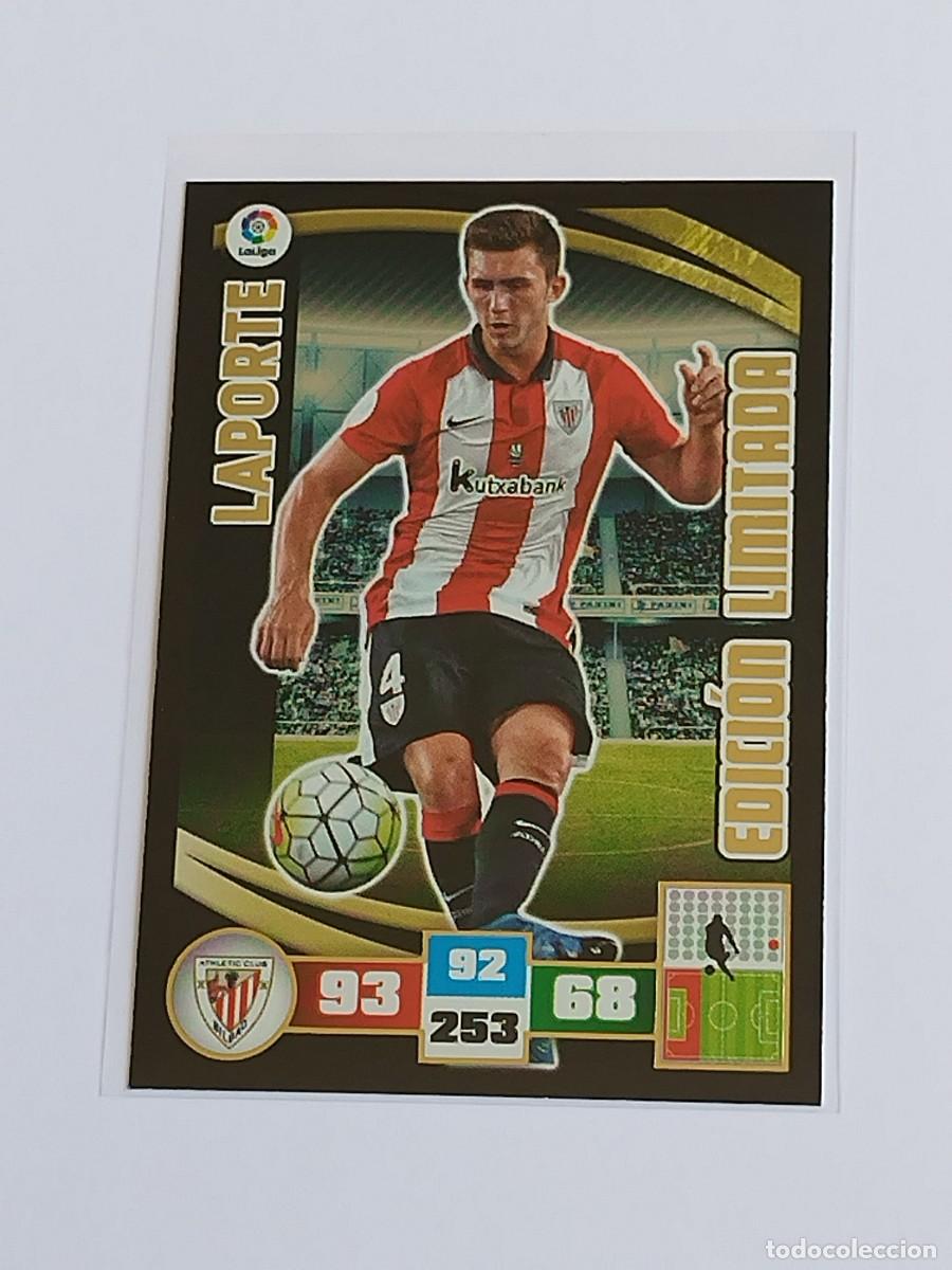 Cromos de f&uacute;tbol: LAPORTE EDICI&Oacute;N LIMITADA ATHLETIC CLUB - ADRENALYN XL LA LIGA BBVA 2015 2016 - PANINI 15 16