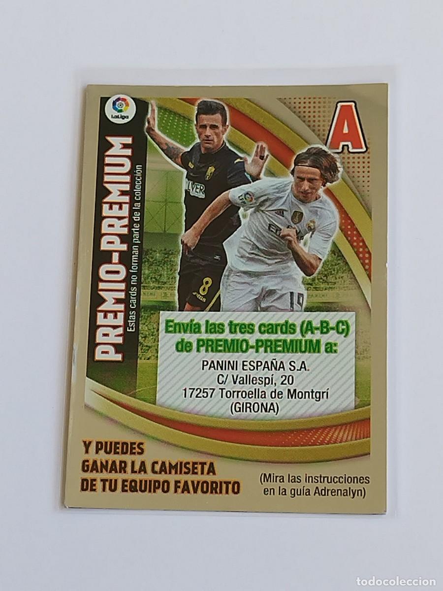 Cromos de F&uacute;tbol: PREMIO-PREMIUM LETRA A MODRIC CAMISETA - ADRENALYN XL LA LIGA BBVA 2015 2016 - PANINI 15 16