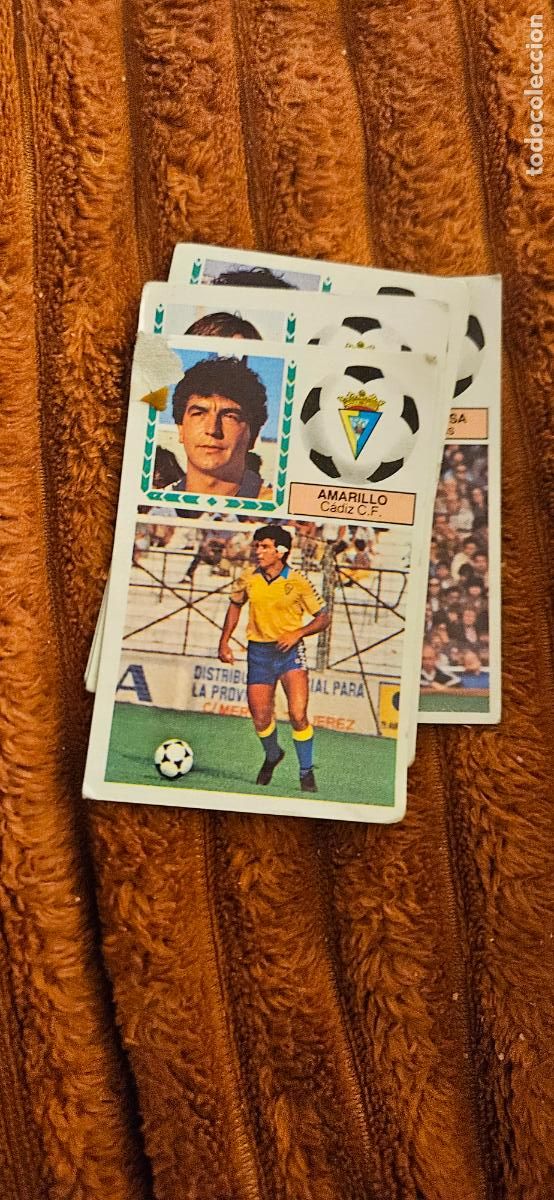 Football Stickers: amarillo este 1983 1984 83 84 sin pegar