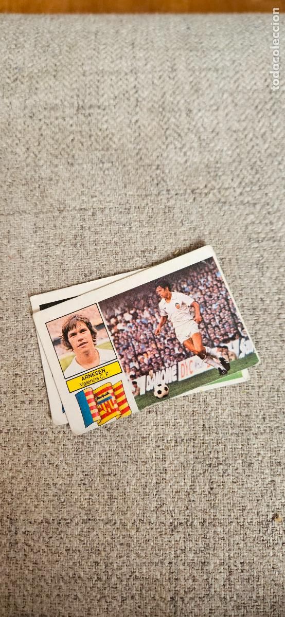 Cromos de F&uacute;tbol: arnesen otra version valencia este 1982 1983 82 83 sin pegar