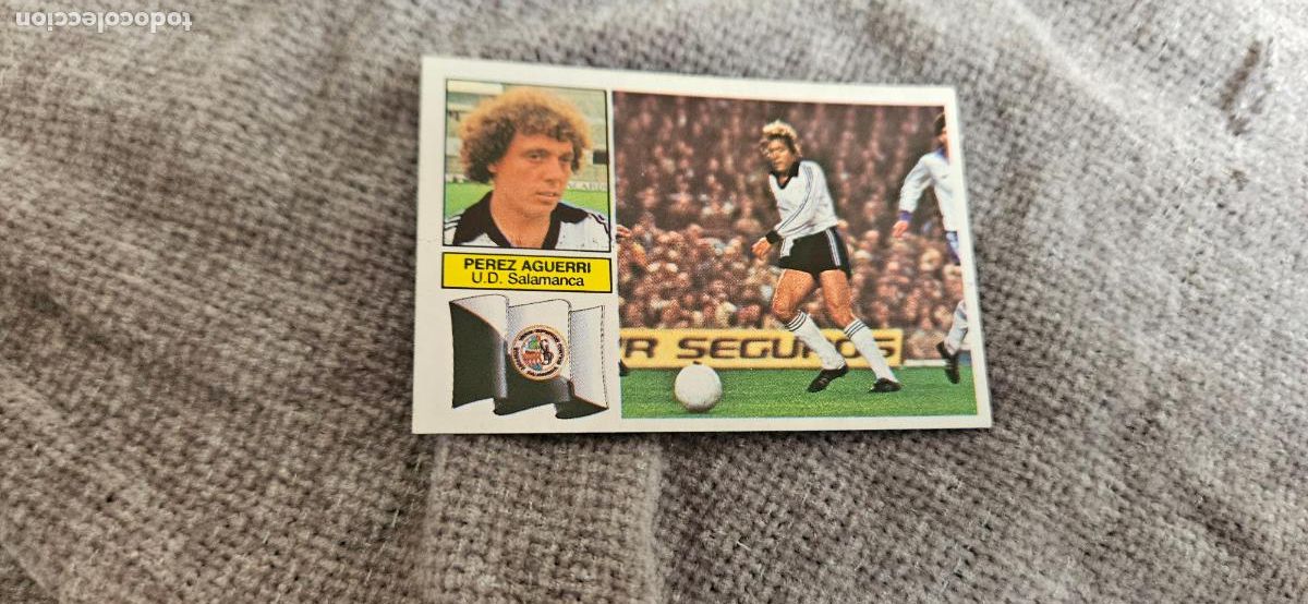 Cromos de F&uacute;tbol: perez aguerri salamanca este 1982 1982 82 83 sin pegar