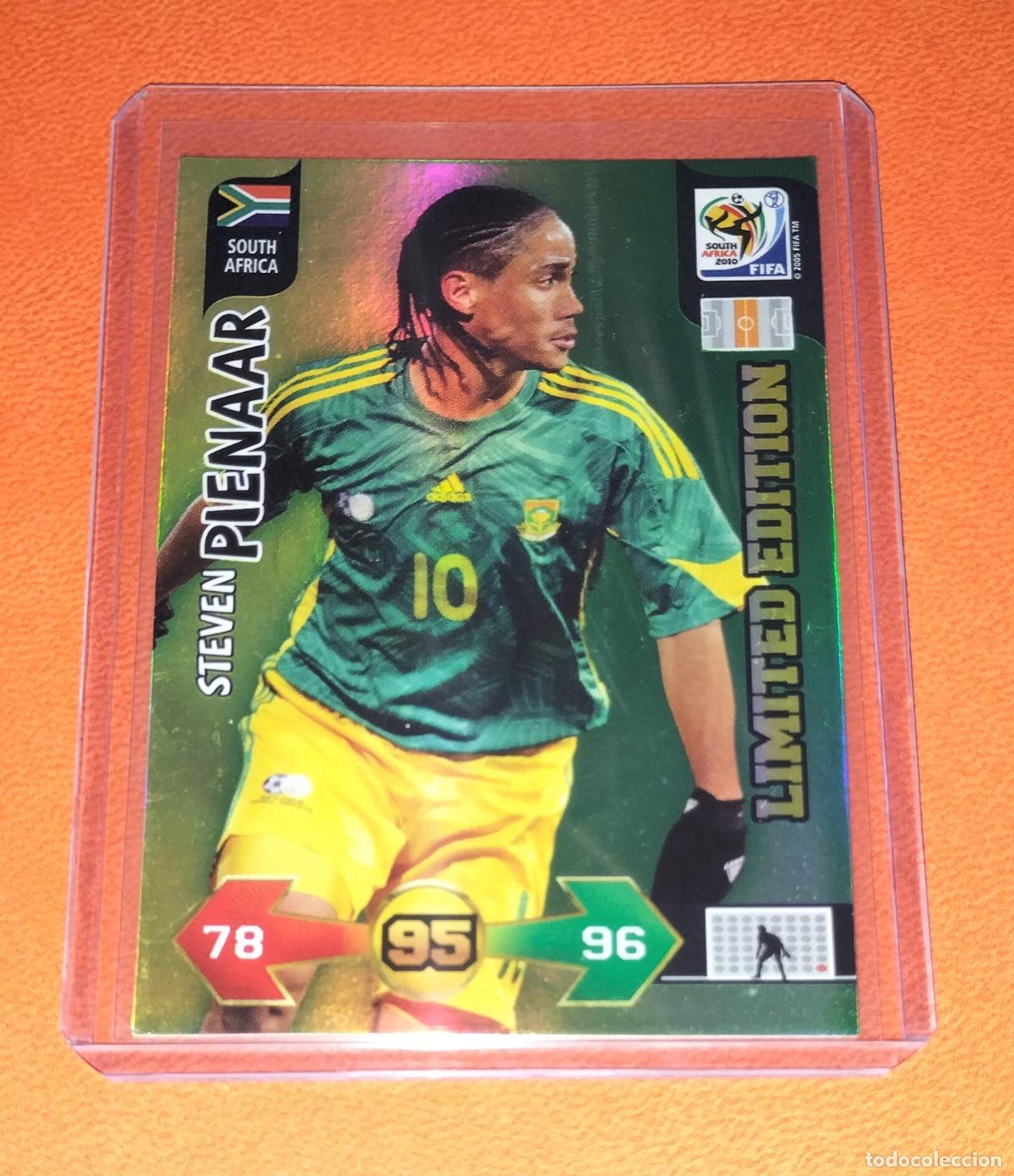 Cromos de Futebol: STEVEN PIENAAR LIMITED EDITION CARD SUDAFRICA ADRENALYN XL FIFA WORLD CUP SOUTH AFRICA 2010 PANINI