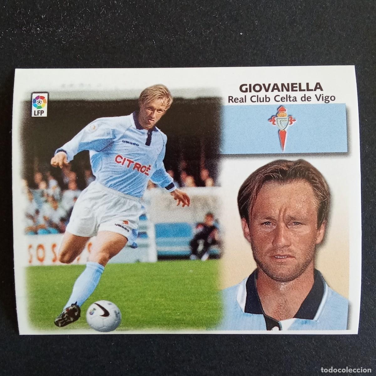 Cromos de f&uacute;tbol: CROMO LIGA 1999 2000 99 00 EDICIONES ESTE COLOCA GIOVANELLA CELTA NUNCA PEGADO