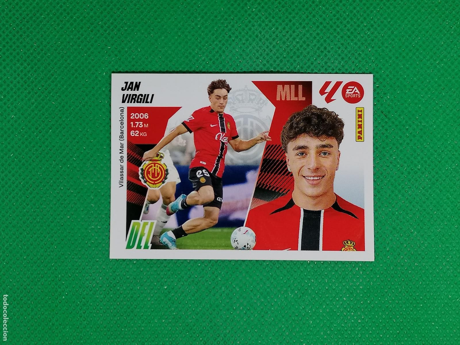Cromos de f&uacute;tbol: 49 JAN VIRGILI MALLORCA ULTIMOS FICHAJES ⚽ PANINI LIGA ESTE 25 26 2025 2026 ⚽