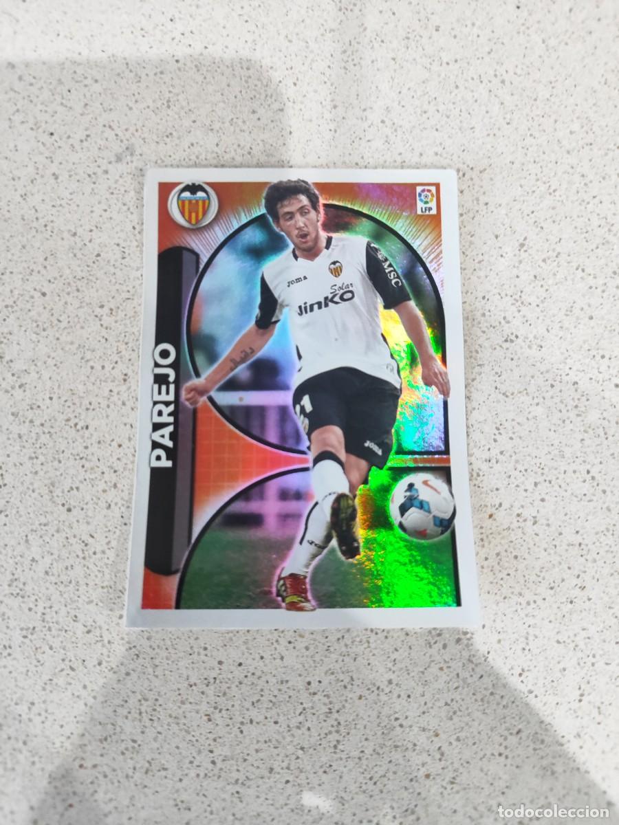 Football Stickers: CROMO N&Uacute;MERO 25 ESPECIAL PAREJO VALENCIA. LIGA ESTE 14/15.