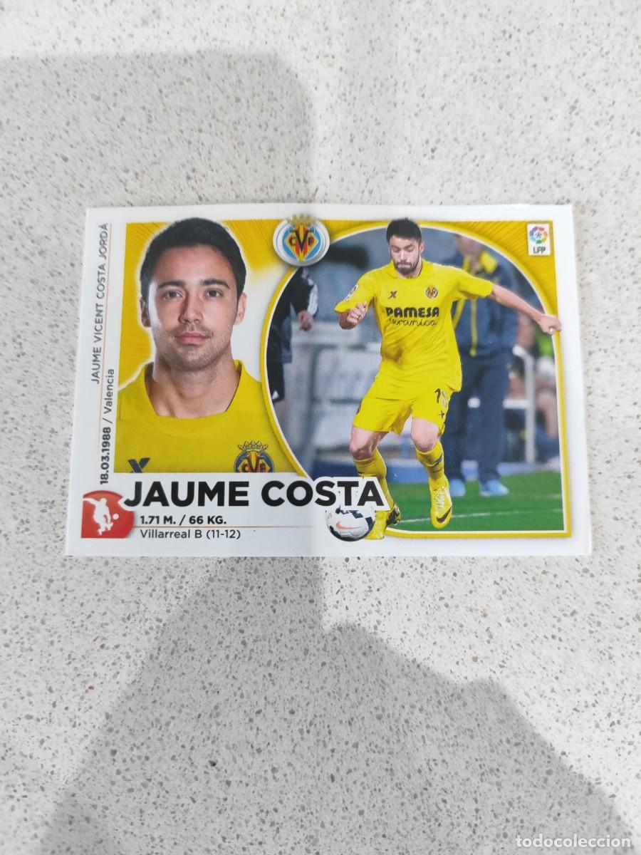 Cromos de F&uacute;tbol: CROMO N&Uacute;MERO 8 JAUME COSTA VILLARREAL. LIGA ESTE 14/15.