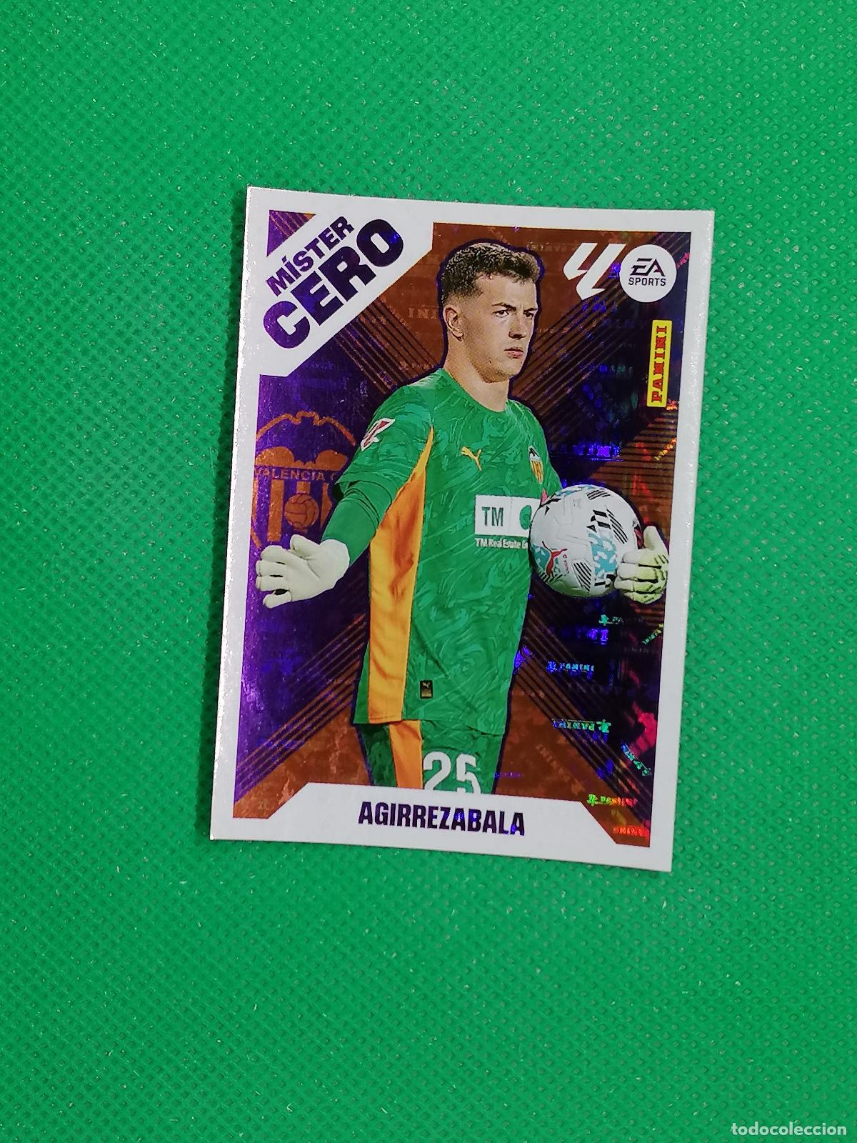 Cromos de f&uacute;tbol: 4 BIS 4BIS AGIRREZABALA VALENCIA MISTER CERO ⚽ PANINI LIGA ESTE 25 26 2025 2026 ⚽
