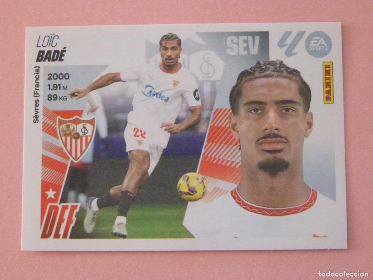 Cromos de f&uacute;tbol: CROMO FUTBOL BADE SEVILLA F.C. SIN PEGAR N&ordm; 8 LIGA ESTE 2025-2026/25-26 PANINI