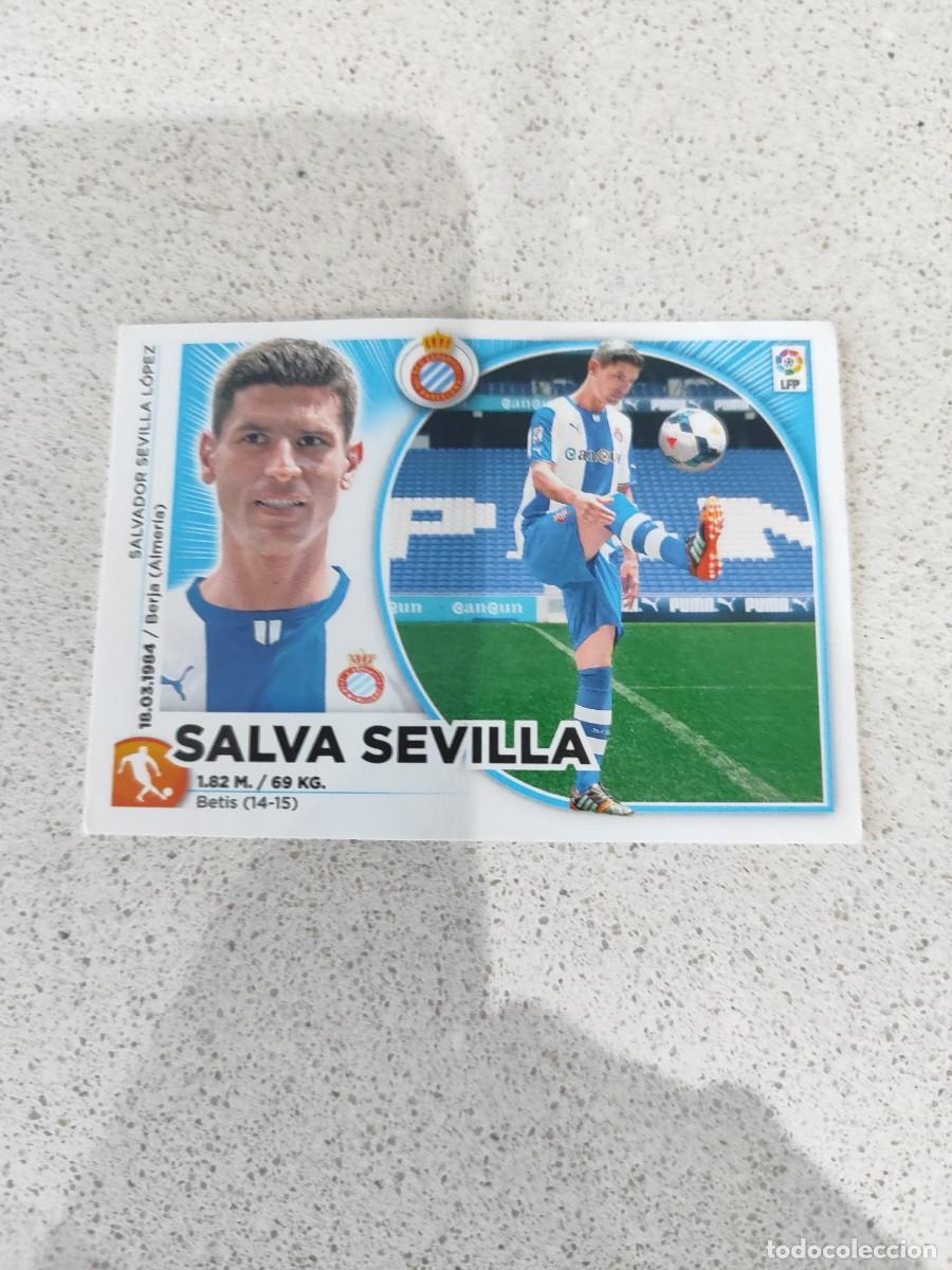 Fu&szlig;ball-Sticker: CROMO N&Uacute;MERO 3 &Uacute;LTIMO FICHAJE SALVA SEVILLA ESPANYOL. LIGA ESTE 14/15.