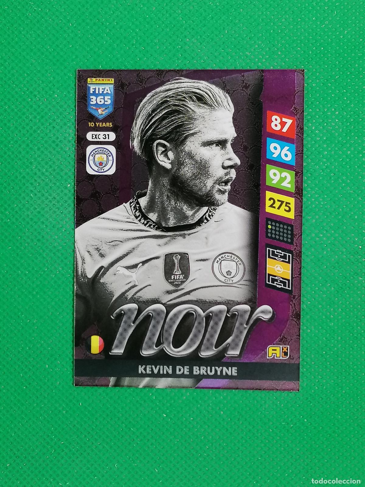Cromos de f&uacute;tbol: EXC 31 EXC31 DE BRUYNE MANCHESTER CITY NOIR EXCELLENCE ⚽PANINI ADRENALYN FIFA 365 2024 2025 24 25 ⚽