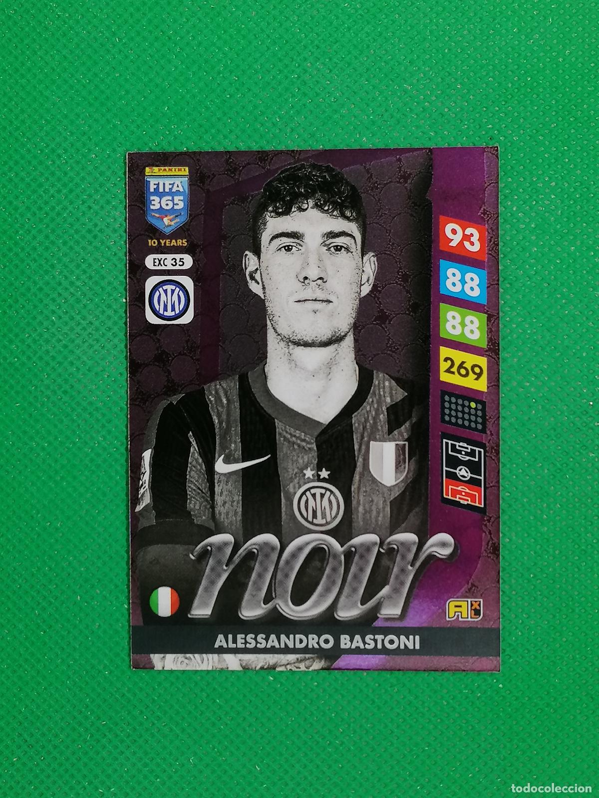 Cromos de F&uacute;tbol: EXC 35 EXC35 ALESSANDRO BASTONI INTER NOIR EXCELLENCE ⚽PANINI ADRENALYN FIFA 365 2024 2025 24 25 ⚽