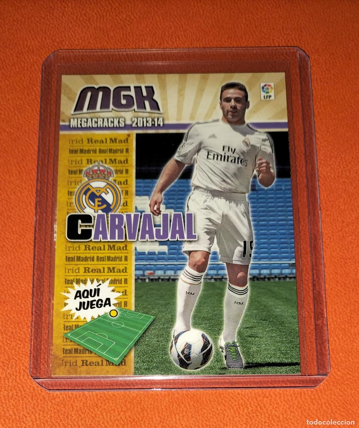 Cromos de Futebol: 450 DANI CARVAJAL NUEVO FICHAJE REAL MADRID CARD MGK MEGACRACKS LIGA PANINI 2013 2014 13 14