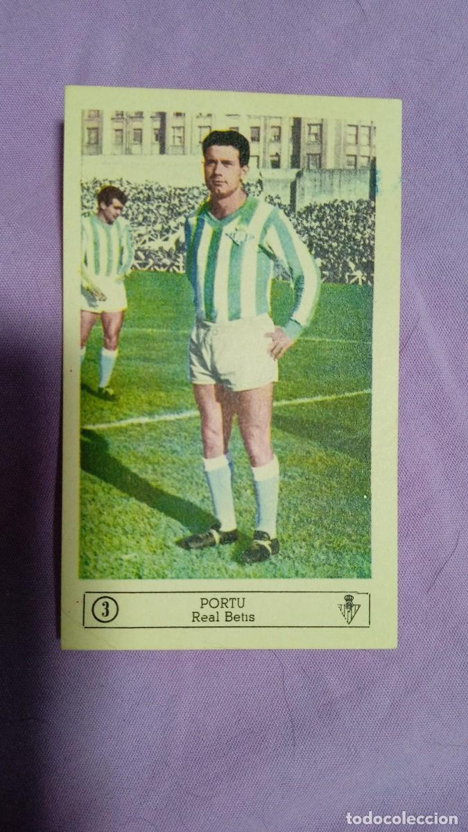 Cromos de f&uacute;tbol: Cromo f&uacute;tbol Ferca Portu Betis 1959 1960. Sin pegar