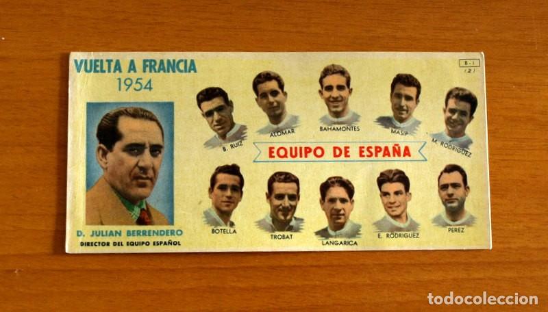 Cromos de F&uacute;tbol: Ciclismo - Chocolates Batanga - Vuelta a Francia 1954 - Equipo de Espa&ntilde;a B-1 (2)