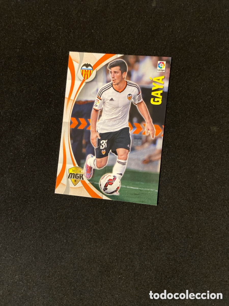 Fu&szlig;ball-Sticker: GAYA 497 (VALENCIA) PANINI MEGACRACKS 2015-2016 15 16 CROMO CARTA M-2