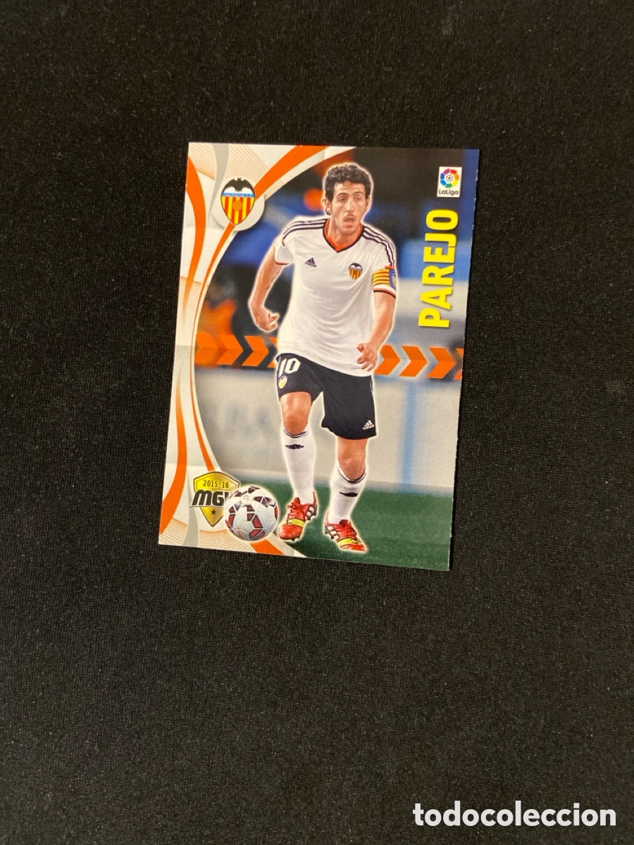 Cromos de Futebol: PAREJO 500 (VALENCIA) PANINI MEGACRACKS 2015-2016 15 16 CROMO CARTA M-2