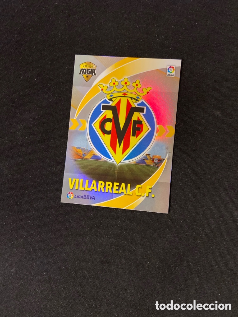 Cromos de Futebol: ESCUDO 514 (VILLARREAL) PANINI MEGACRACKS 2015-2016 15 16 CROMO CARTA M-2