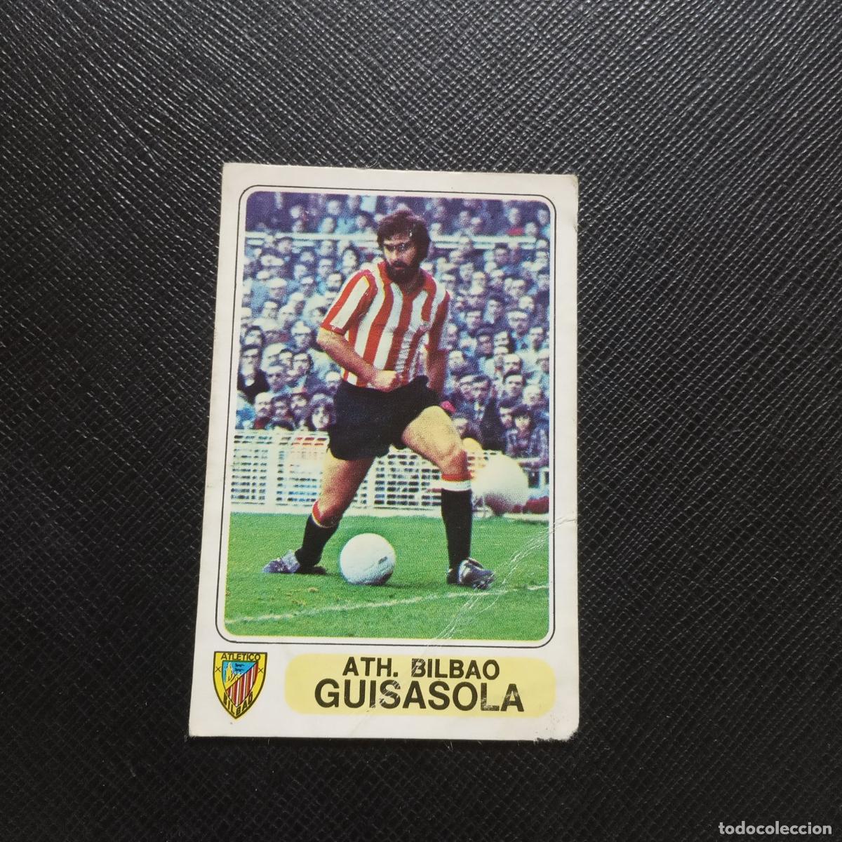 Figurine di Calcio: GUISASOLA BILBAO PACOSA 1977 1978 CROMO FUTBOL LIGA 77 78 - DESPEGADO - A196 PG7