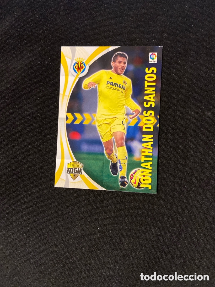 Fu&szlig;ball-Sticker: JONATHAN DOS SANTOS 530 (VILLARREAL) PANINI MEGACRACKS 2015-2016 15 16 CROMO CARTA M-2
