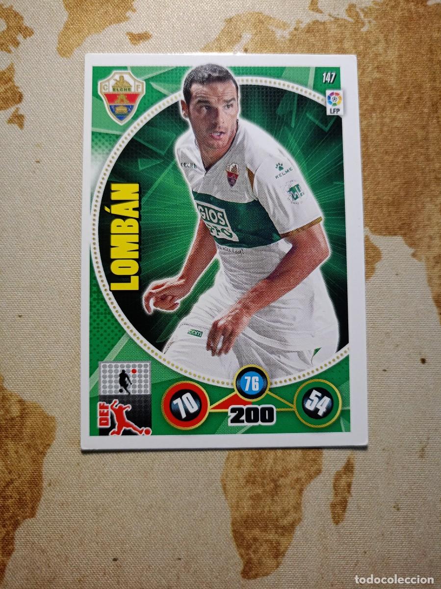 Fu&szlig;ball-Sticker: Elche 147 LOMB&Aacute;N Adrenalyn 2014-15