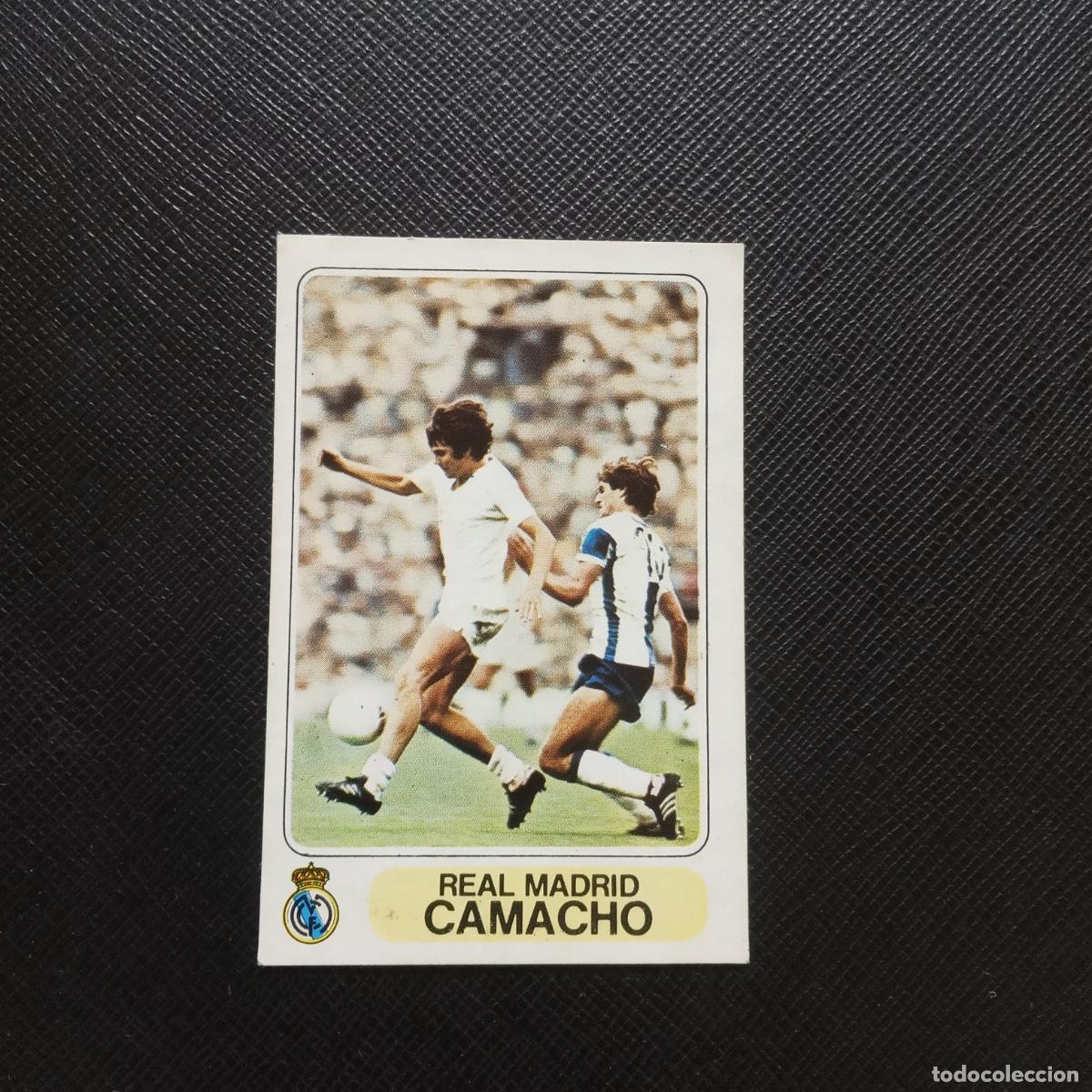 Fu&szlig;ball-Sticker: CAMACHO REAL MADRID PACOSA 1977 1978 CROMO FUTBOL LIGA 77 78 - DESPEGADO - A196 PG31