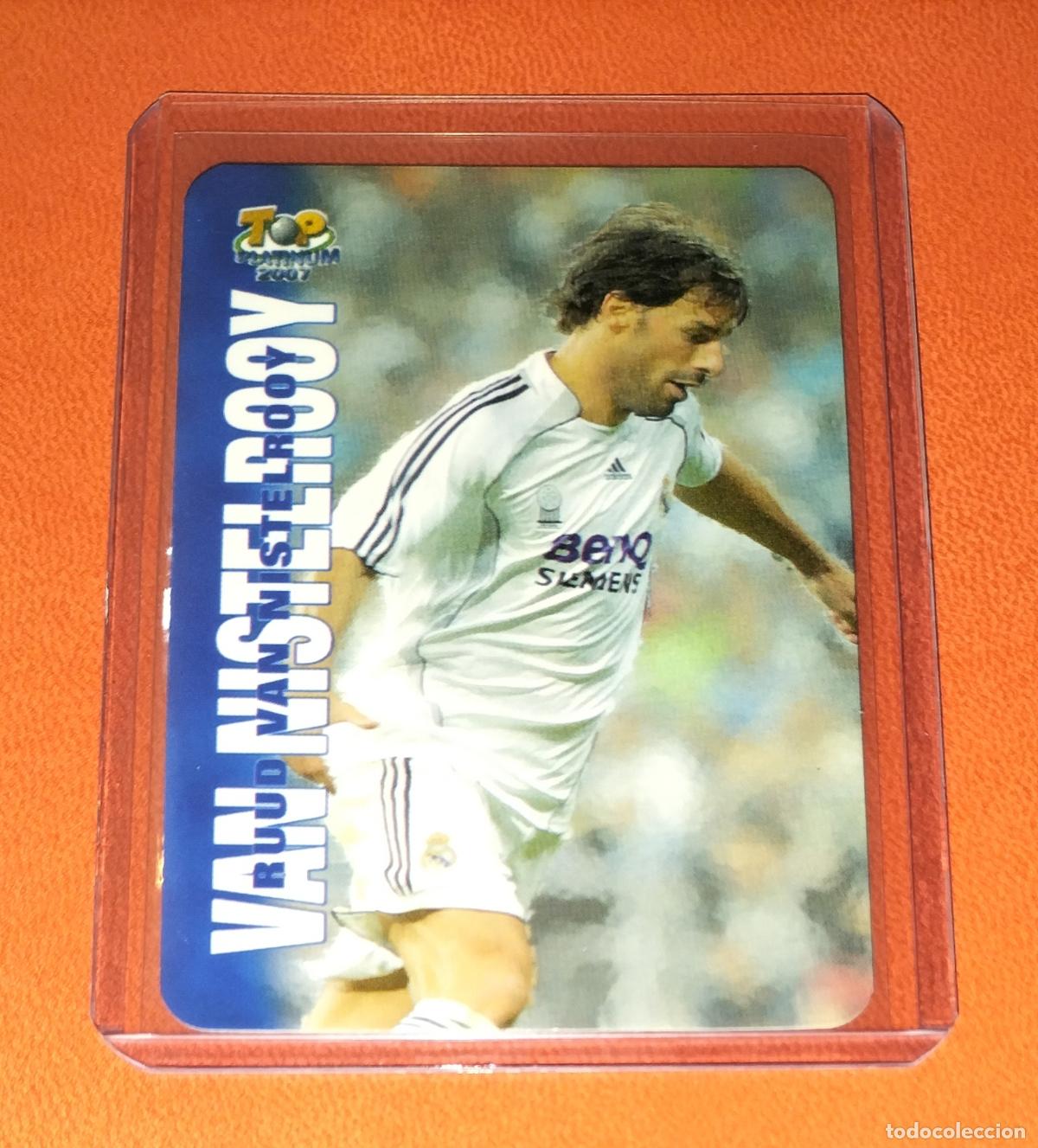 Cromos de f&uacute;tbol: 749 VAN NISTELROOY TOP PLATINUM VERSION MATE REAL MADRID CARD MUNDICROMO LIGA 2006 2007 06 07