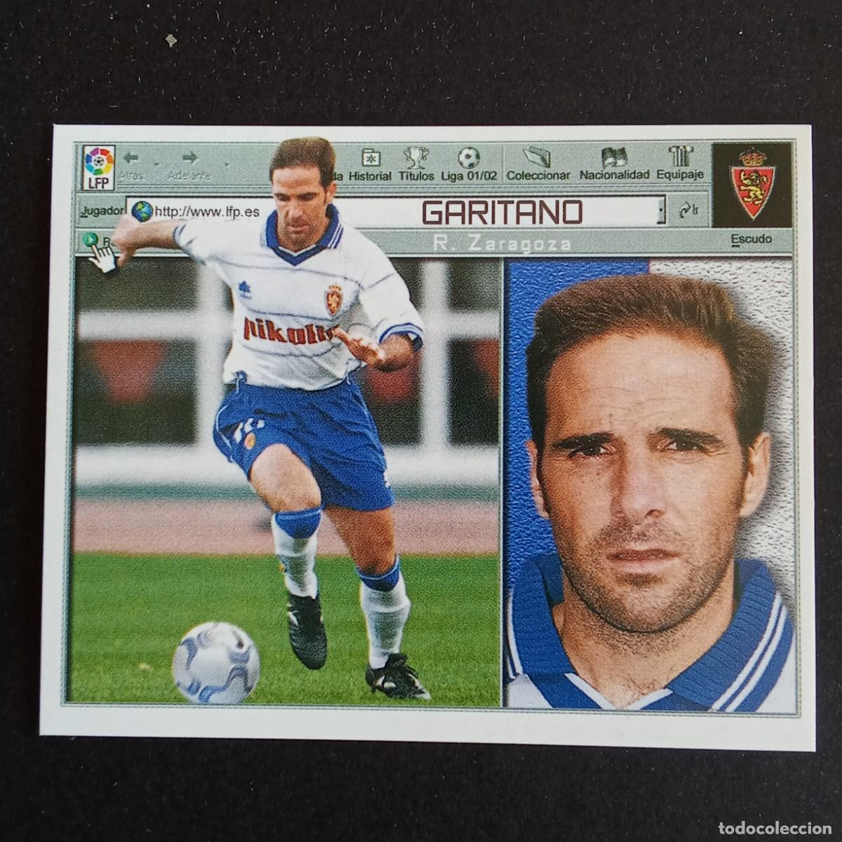 Cromos de F&uacute;tbol: CROMO LIGA 2001 2002 01 02 EDICIONES ESTE GARITANO ZARAGOZA NUNCA PEGADO