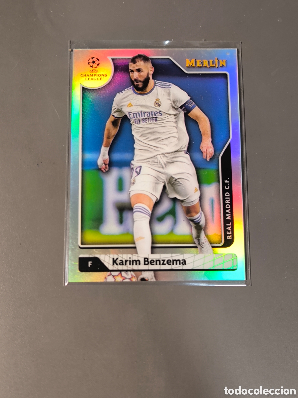 Cromos de F&uacute;tbol: KARIM BENZEMA 68 Real Madrid Merl&iacute;n Topps 2022