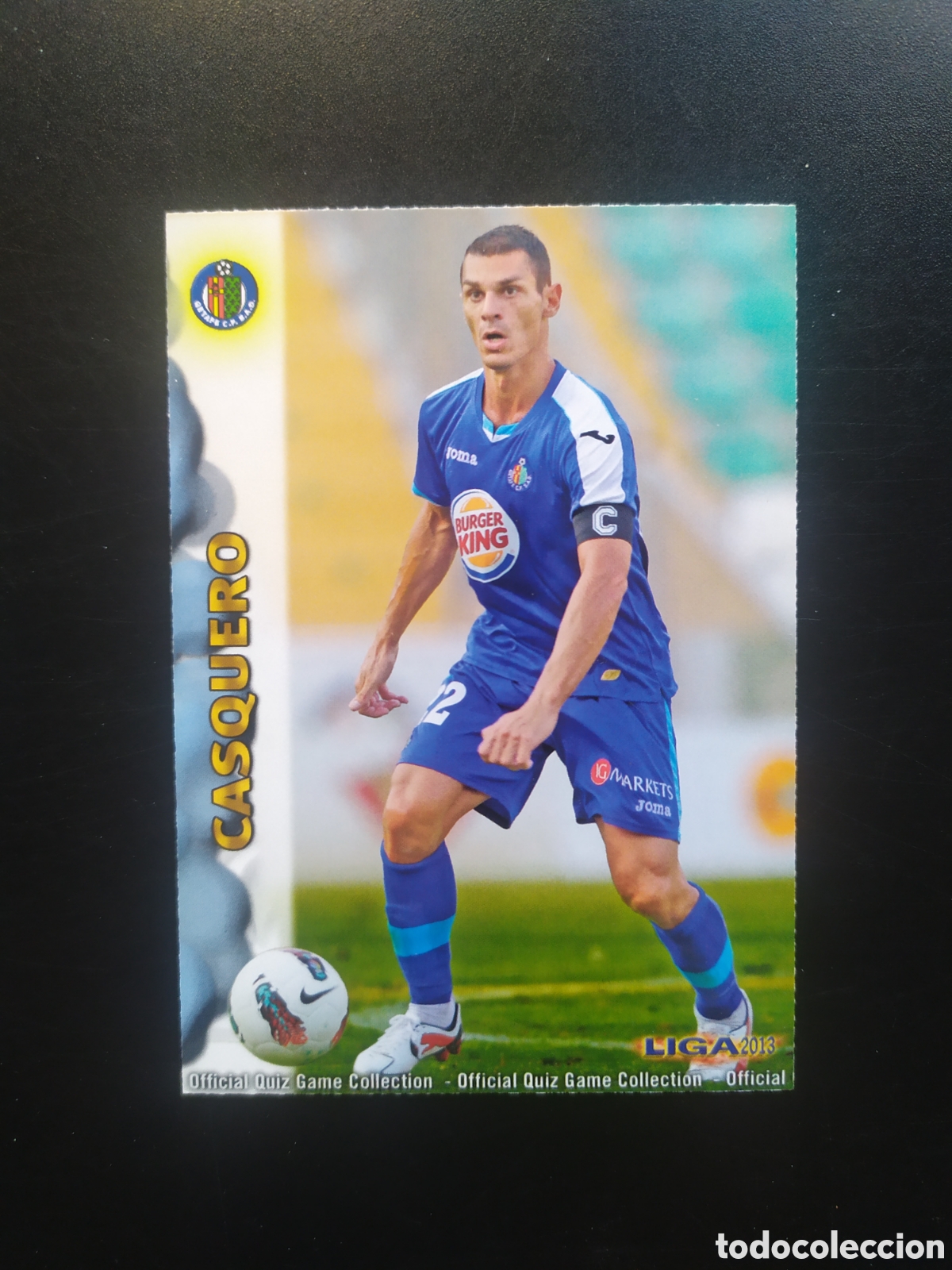 Cromos de f&uacute;tbol: Mundicromo fichas Liga 2012 2013 12 13 Casquero n&deg; 281 Getafe
