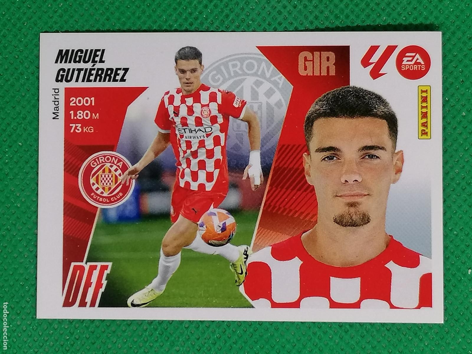 Cromos de f&uacute;tbol: 10 MIGUEL GUTIERREZ GIRONA ⚽ PANINI LIGA ESTE 25 26 2025 2026 ⚽