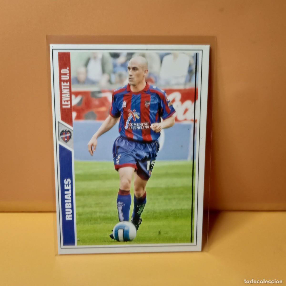Figurine di Calcio: MUNDICROMO 2007 2008 07 08 LEVANTE UD RUBIALES 391