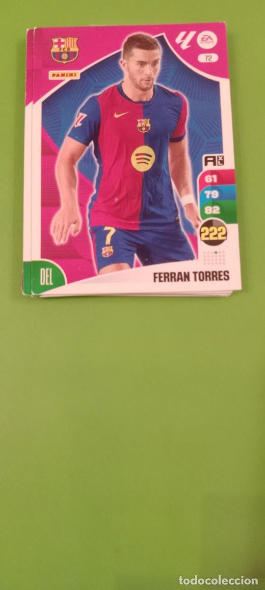 Figurine di Calcio: FERRAN TORRES BARCELONA CROMO PANINI FICHA ADRENALYN XL 2024 2025 24 25 C-BLOCK